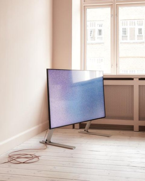 Pedestal Bendy Low tv-standaard Charcoal