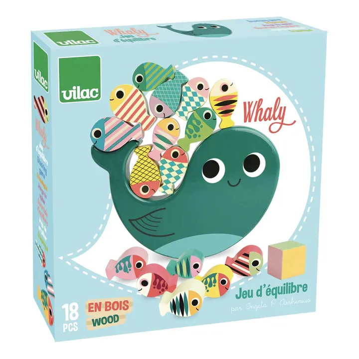 Vilac Jeu d'équilibre Whaly | Vert