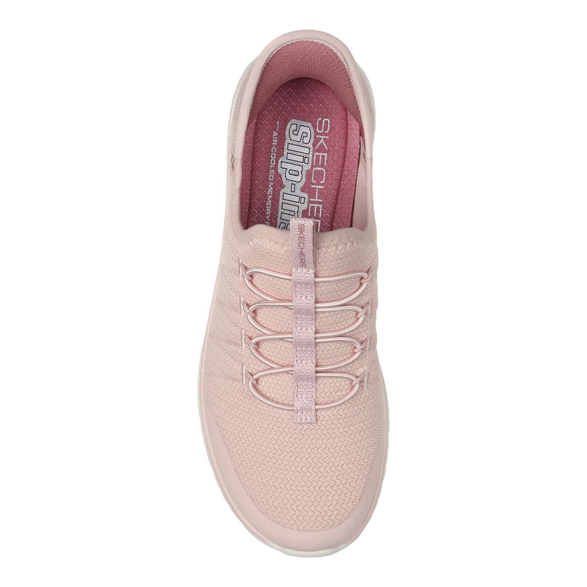 2X les points-Virtue_glow-Baskets - Talon plat - Rose Clair