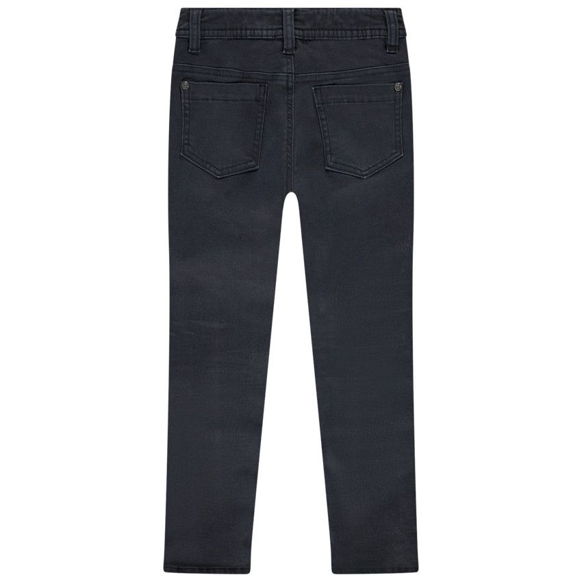 Jean slim en denim teinté pour garçon - Gris foncé