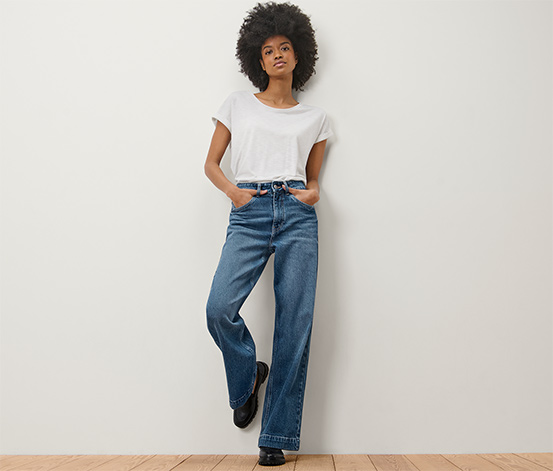 Wide Leg Jeans – Fit »Viki«
