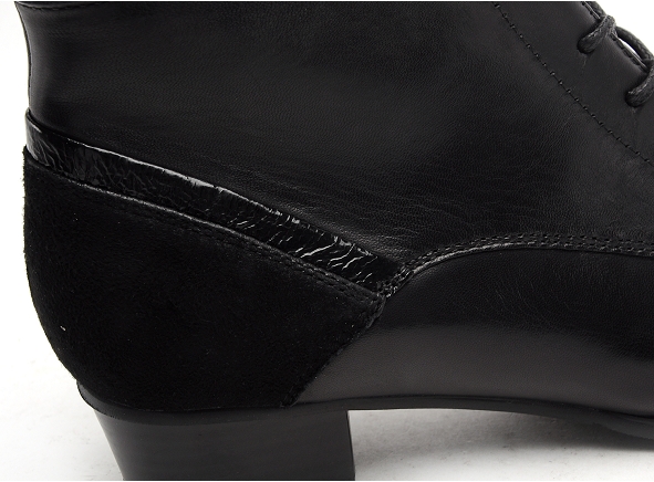 Regarde le ciel boots bottine plates femme stefany 377 noir