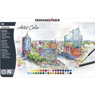 Crayon aquarellable Artist Color, étui de 12