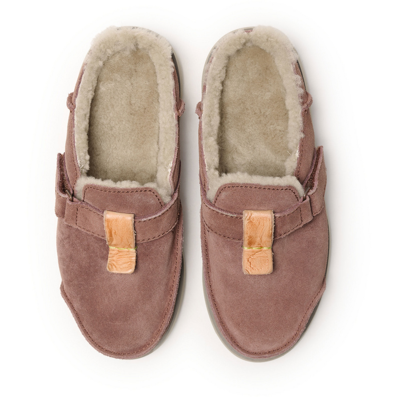 Satorisan Damen Uwabaki Clog Strap Suede Schuhe