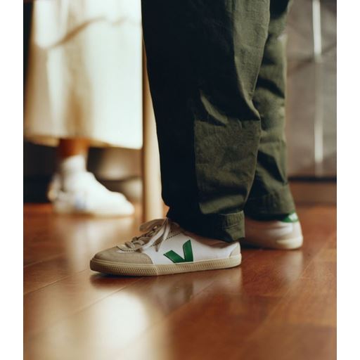 Veja Volley Sneakers, White-Emeraude, 37