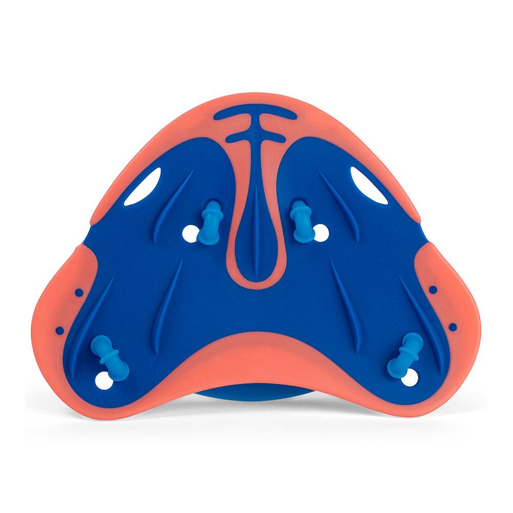 Speedo FINGER PADDLE - Plaquettes blue/orange