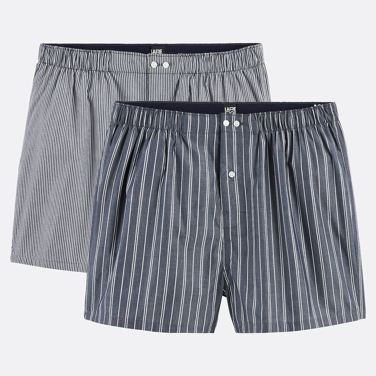 COLEÇÃO LA REDOUTE<br>Conjunto de 2 cuecas boxer xadrez