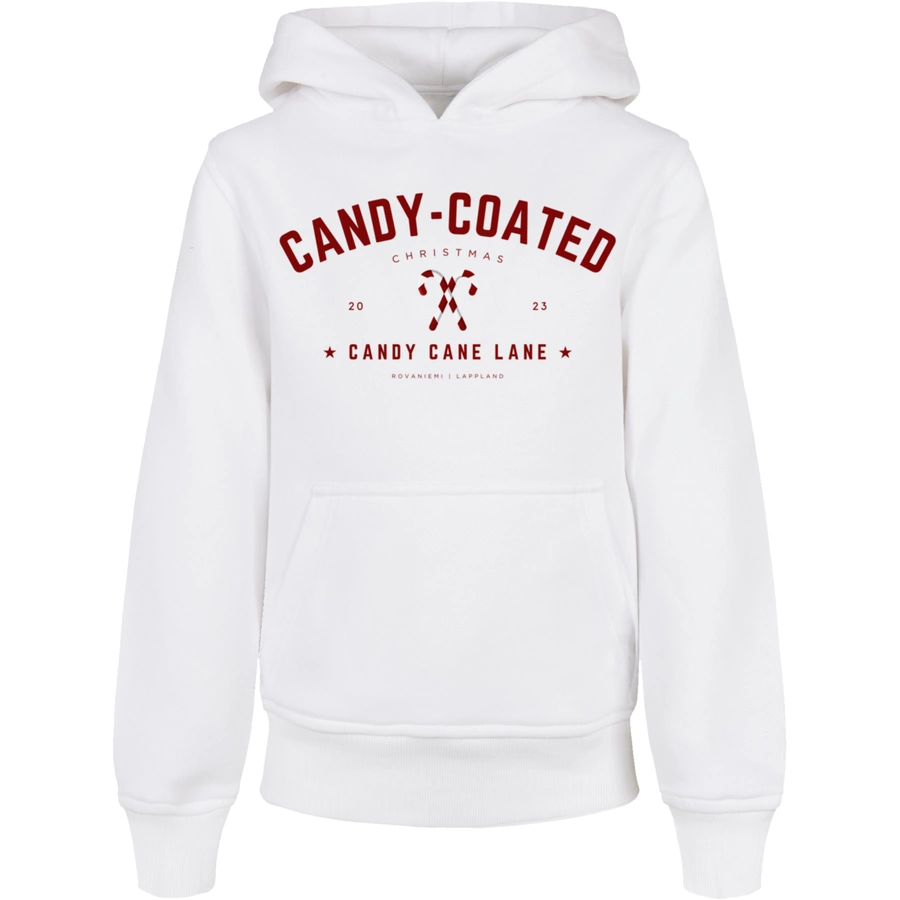 F4NT4STIC Basic Kids Hoodie Weihnachten Candy Coated Christmas weiß