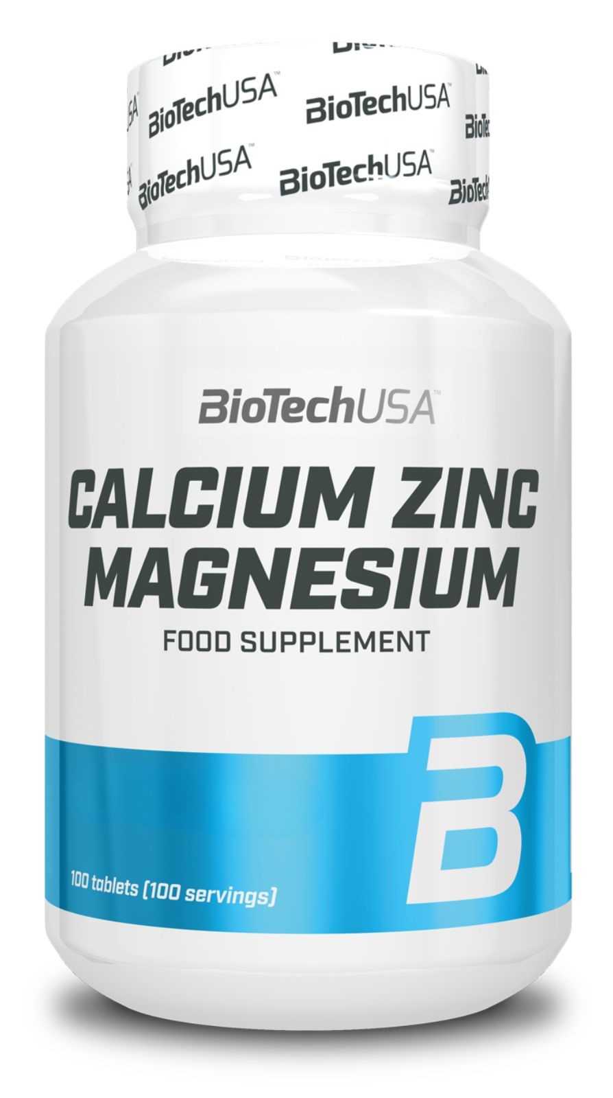 Biotech USA Cálcio Zinco Magnésio 100 comprimidos