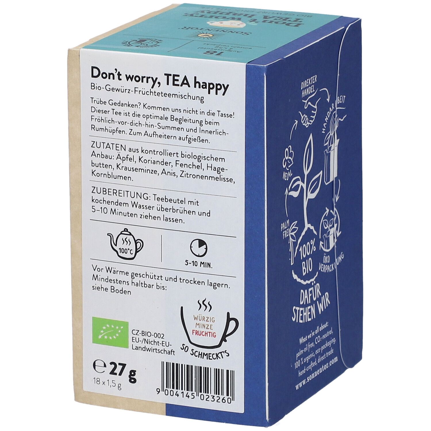 SonnentoR® Don't worry Tea happy Tee