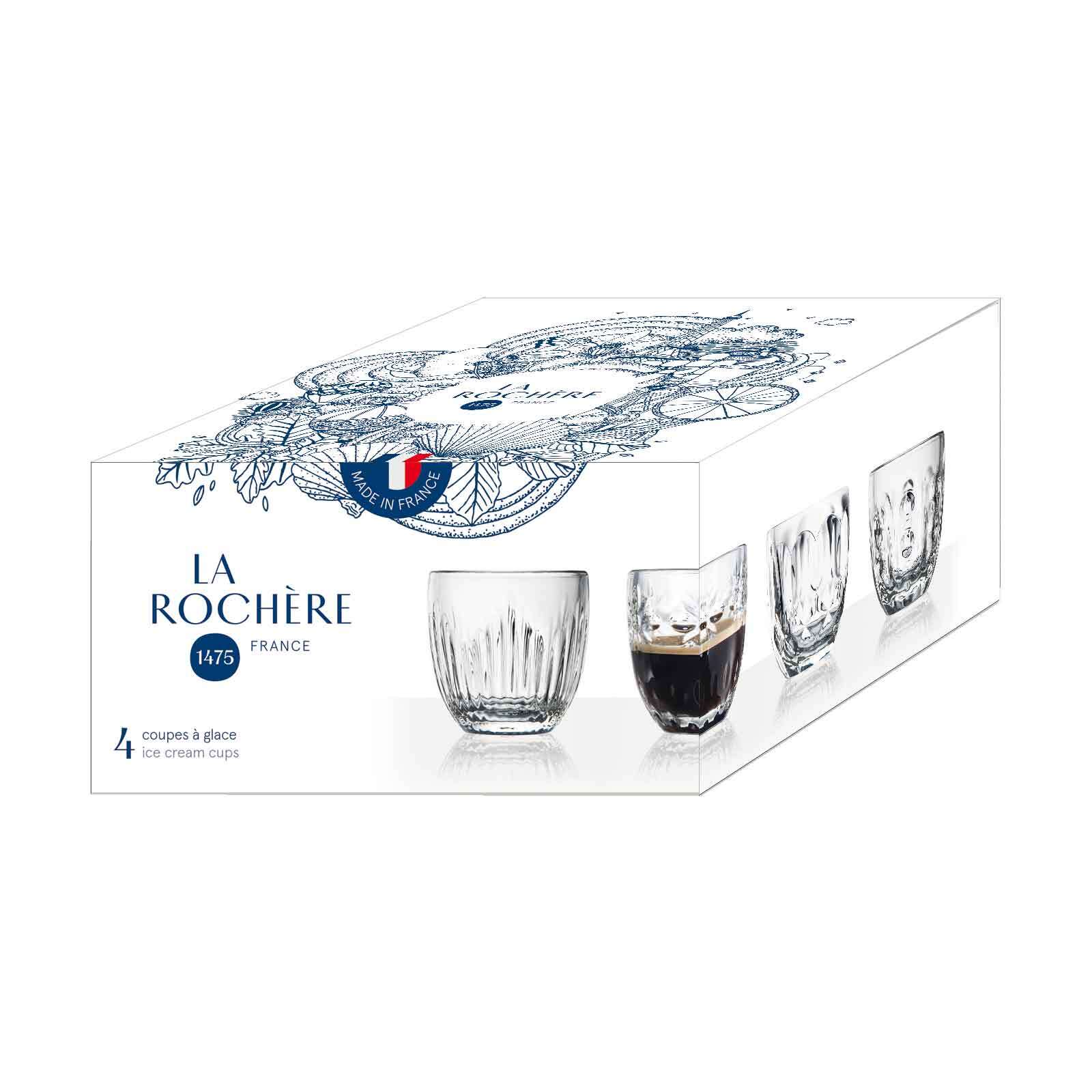 La Rochére Espressogläser Facetten 100 ml 4er Set