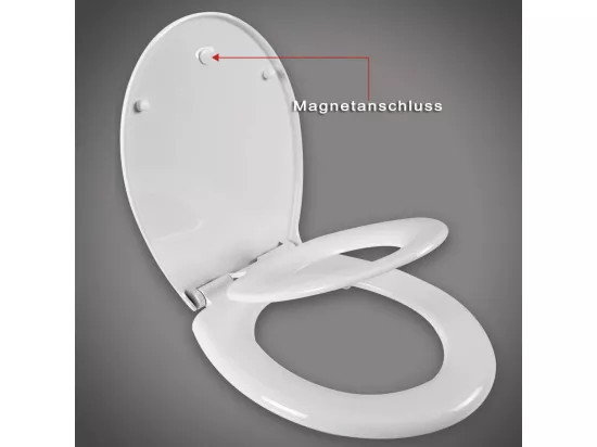 Abattant WC siège de blanche 44.4 x 0.51 x 36.9 cm 19_0000680