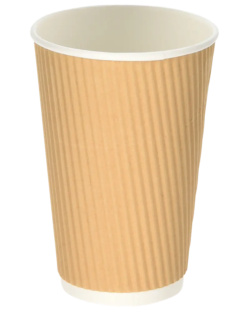 Papkrus rillet 250 ml 10-pak