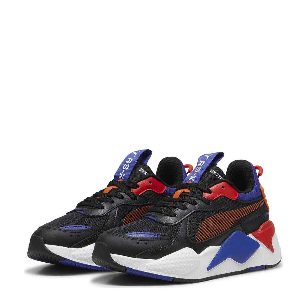 Puma RS-X Geeksneakers zwart/kobaltblauw/oranje