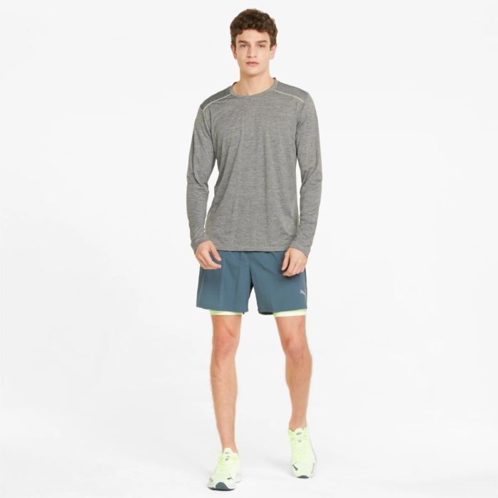 Puma Herre Mellemlag Run Long Sleeve Tee Grå