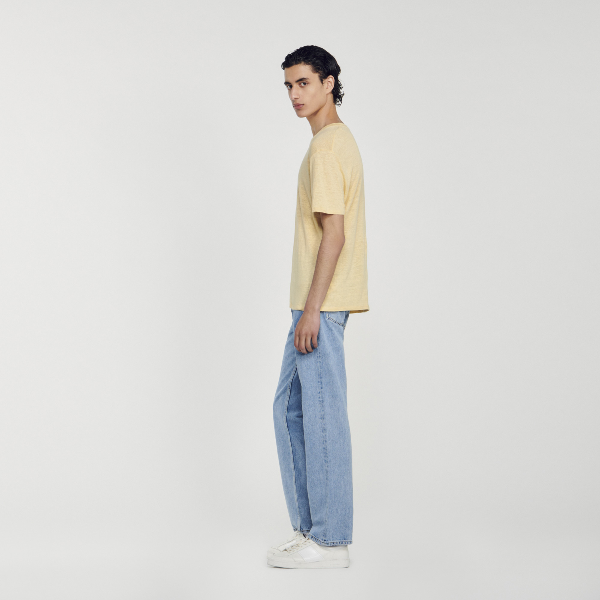 T-shirt en lin certifie