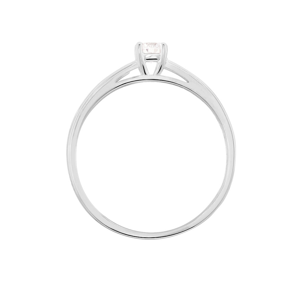 Bague Solitaire Anastasiane Or Blanc Diamant