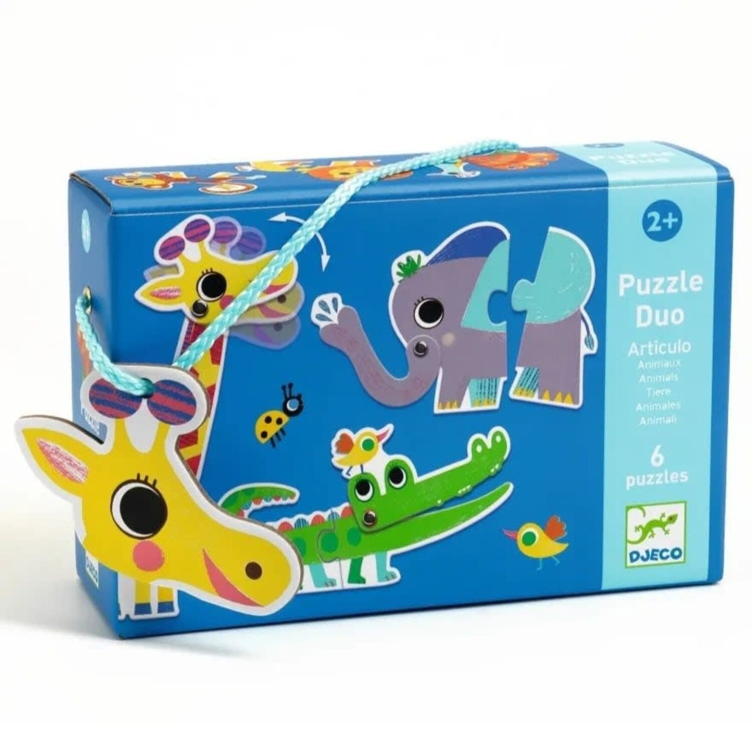 Djeco | Puzzel Duo | Wilde dieren