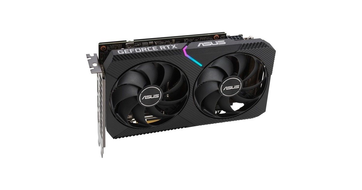 ASUSDUAL GeForce RTX 3060 V2 grafische kaart  (LHR, 1x HDMI, 3x DisplayPort)