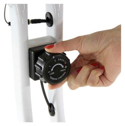 Vélo d'appartement - ION Fitness - cardio pliable - Axel blanc.