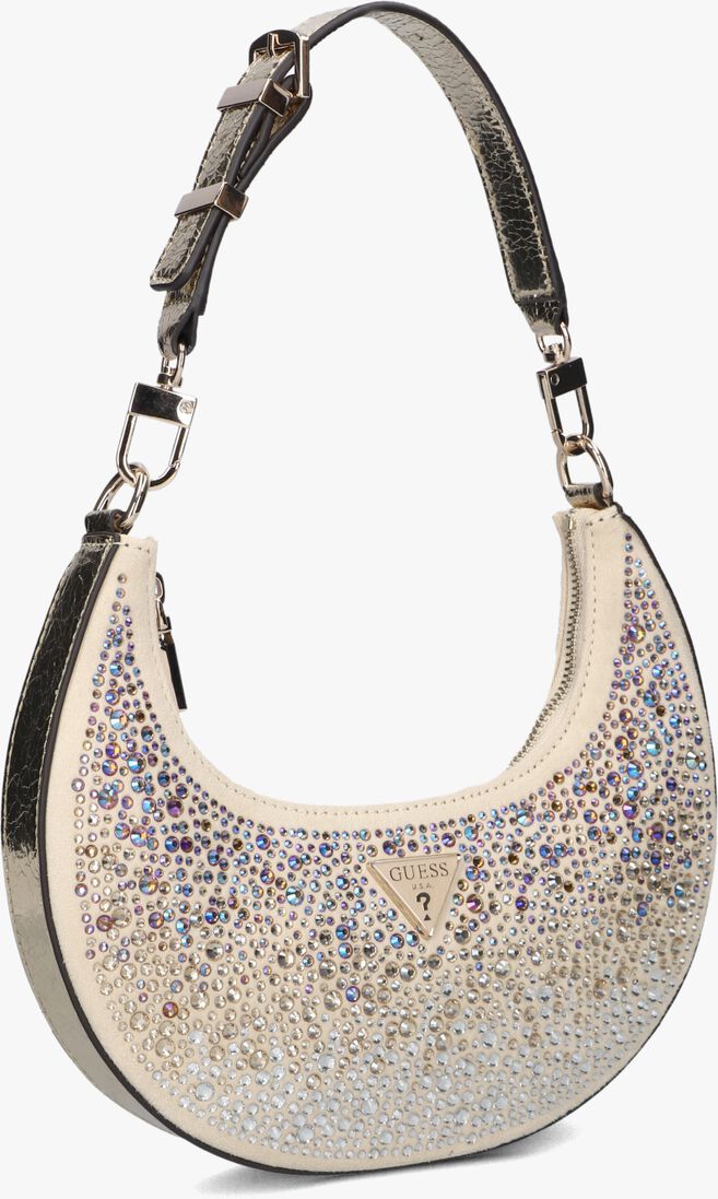 GUESS gouden guess schoudertas lua small hobo