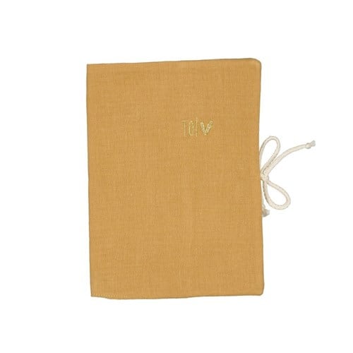 Housse de carnet de santé caramel