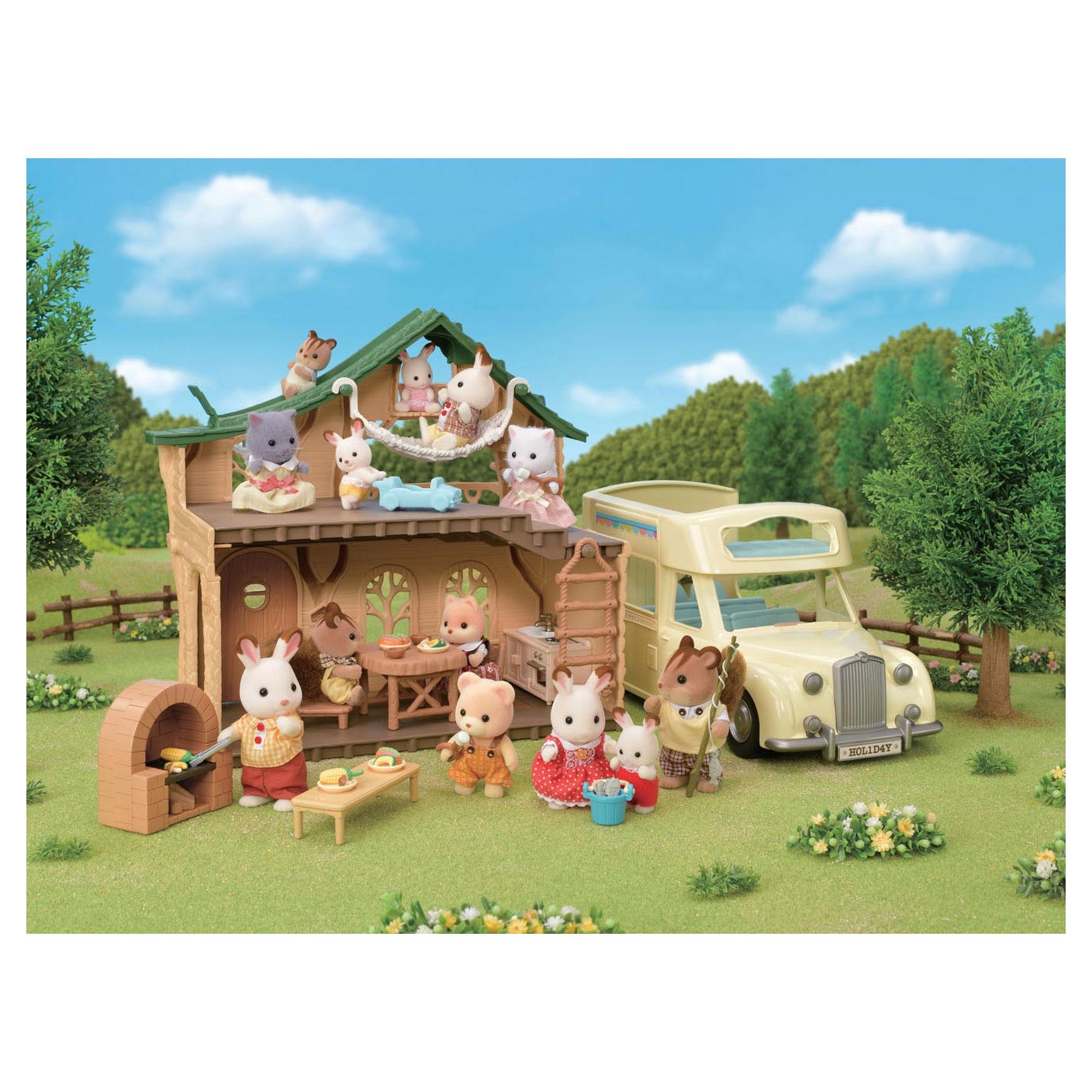 Sylvanian Families 5451 Blokhut aan het Meer