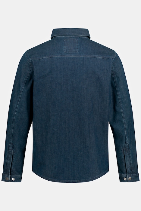 Jeansjacke, verdeckter Zipper, Brusttaschen