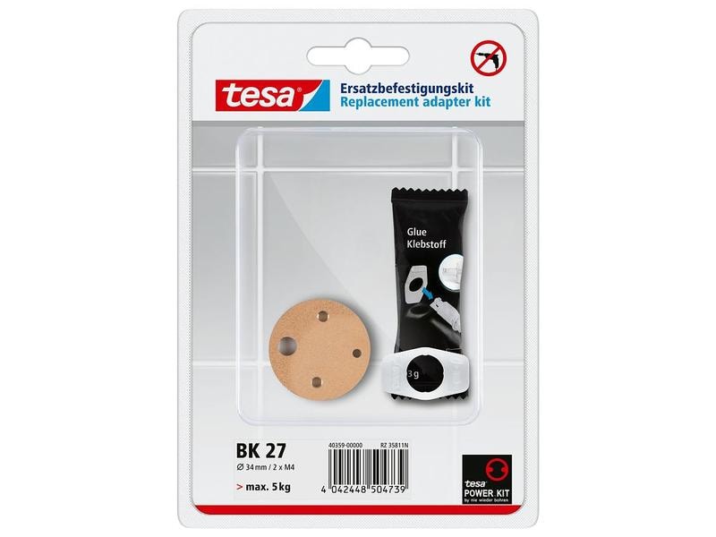 tesa Ersatzadapter-Satz BK 27 Ersatzbefestigungskit