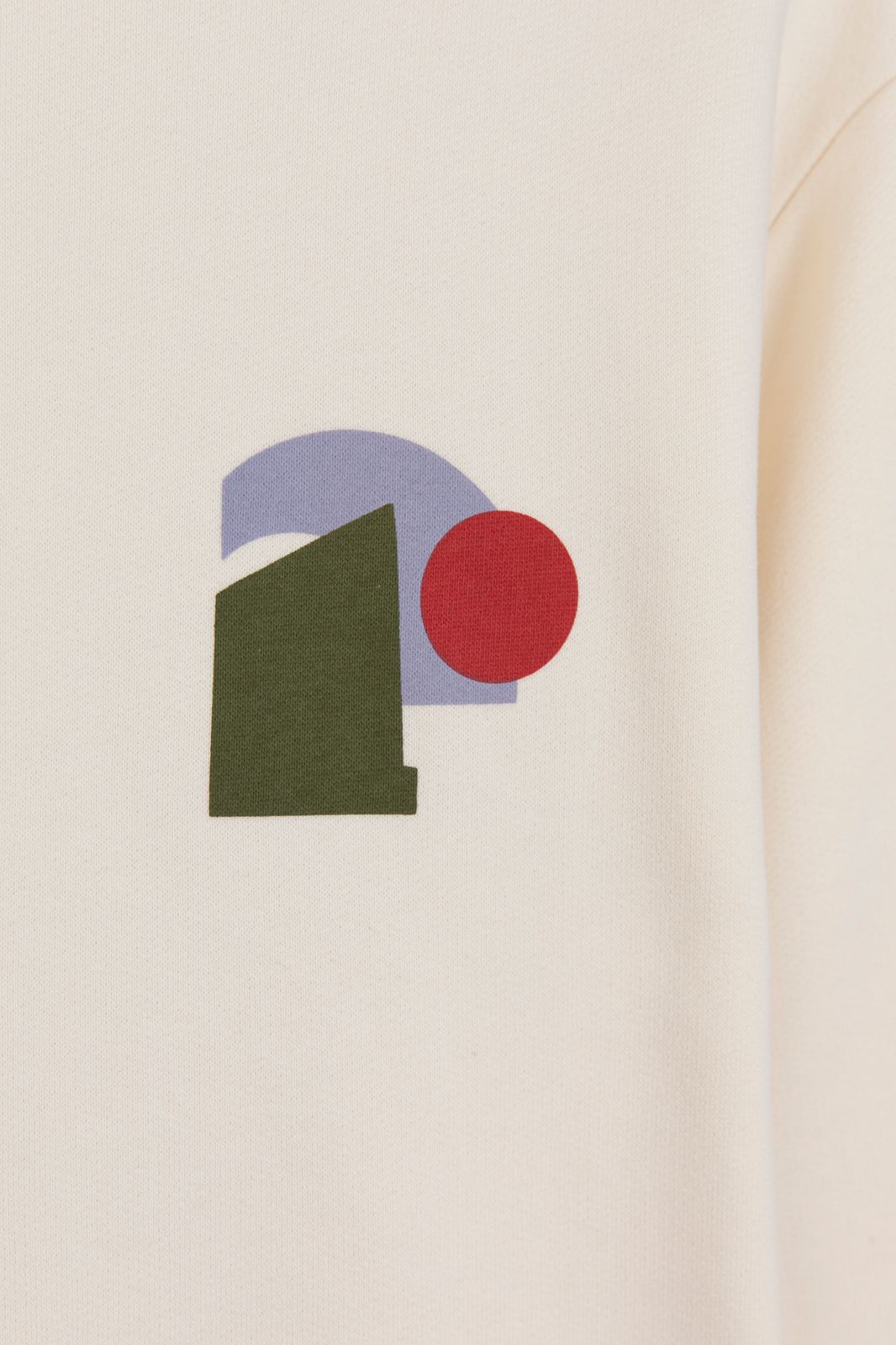 Off-white sweater met artwork
