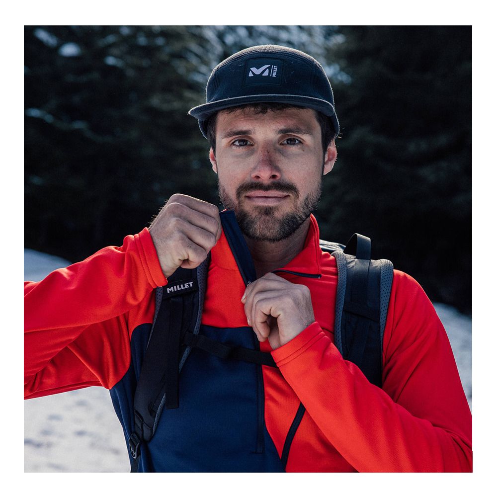 Millet SENECA - Polaire Homme saphir/rouge