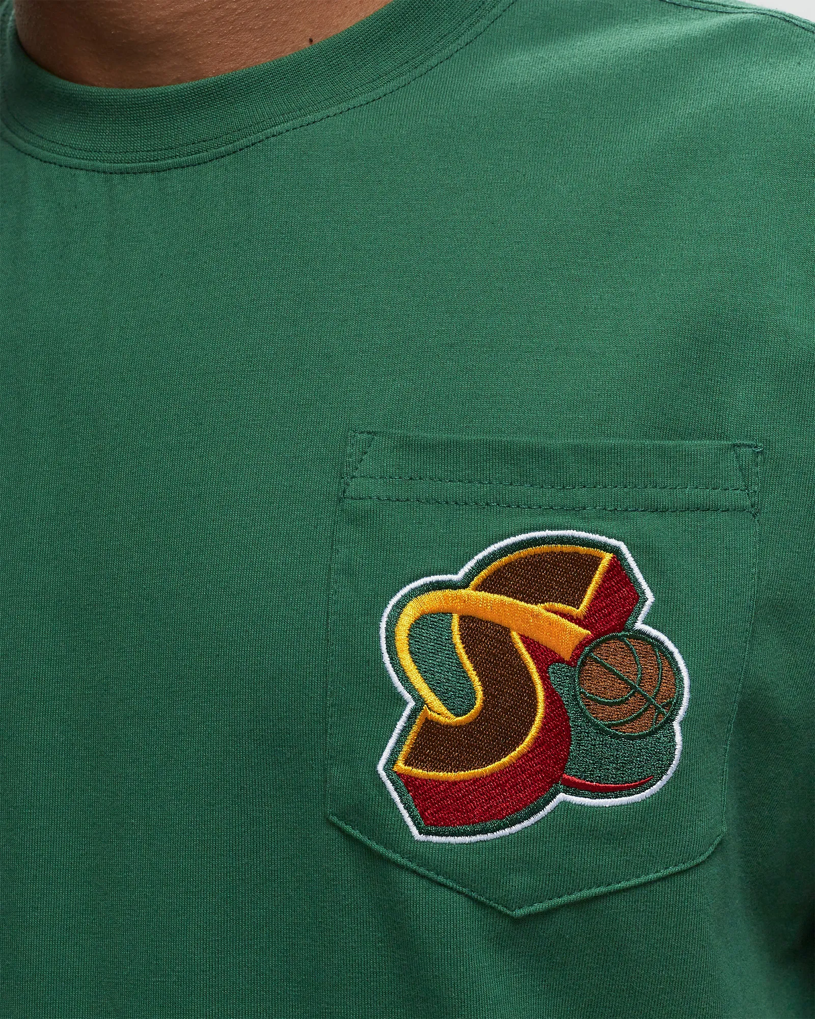 Mitchell & Ness NBA PREMIUM POCKET TEE SEATTLE SUPERSONICS