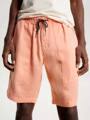 Shorts utilitários de linho Harlem Relaxed