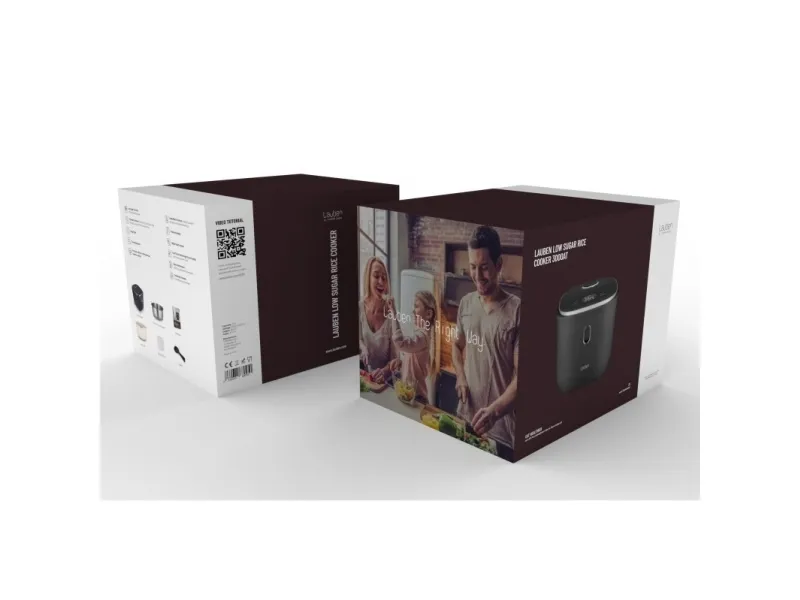 Lauben Reiskocher 3.0l LBNLSRC3000AT Low-Sugar anthrazit retail