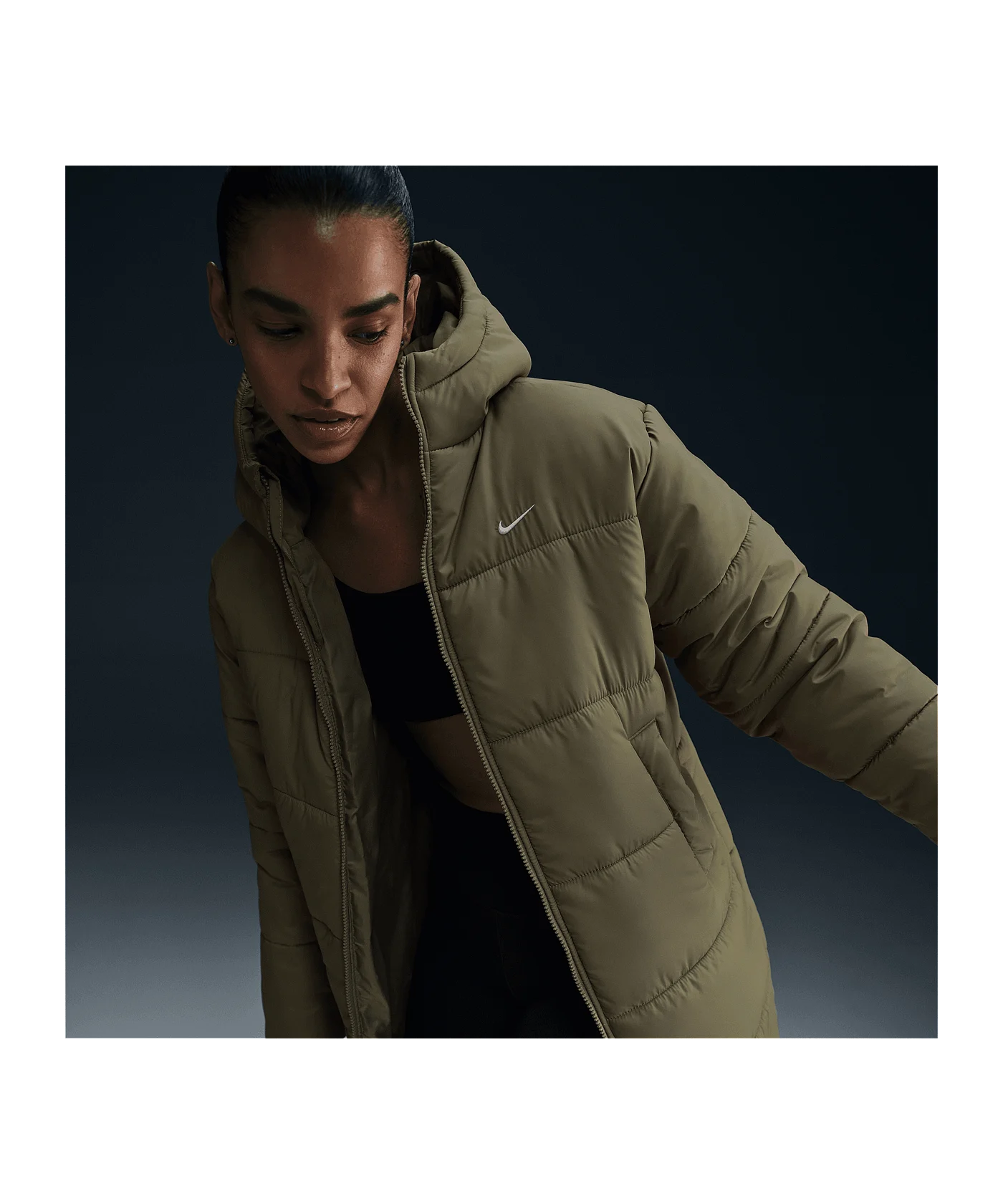 Nike Parka Jacke Damen Grün F320