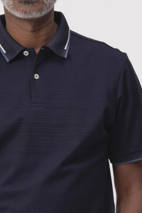 Campbell blauwe heren polo