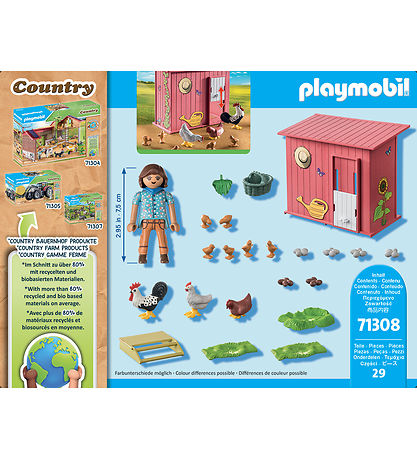 Playmobil Country - Henne mit Küken - 71308 - 29 Teile