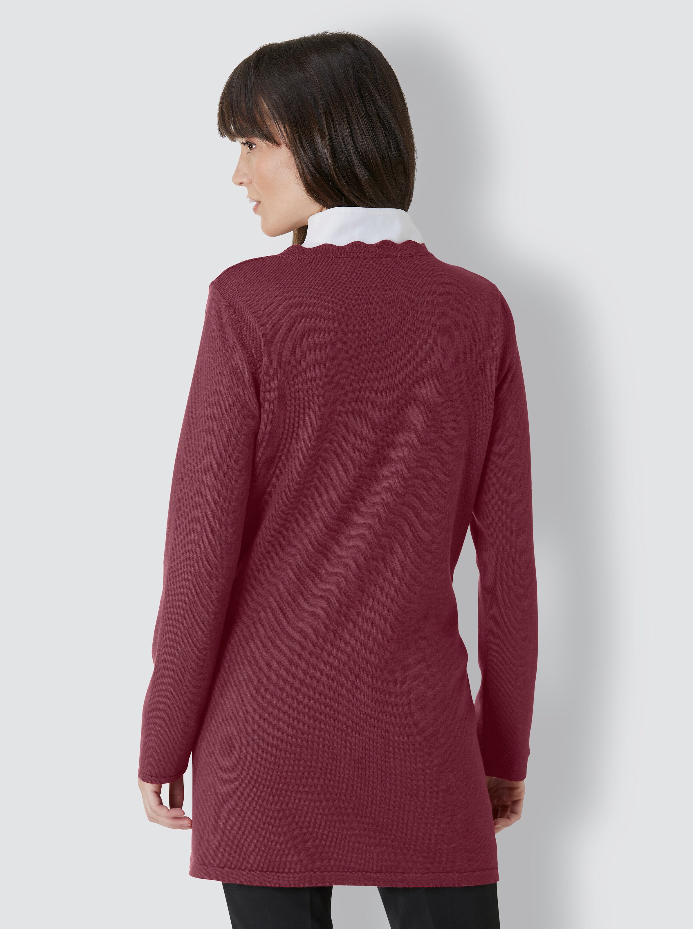 Merino-Seiden-Strickjacke