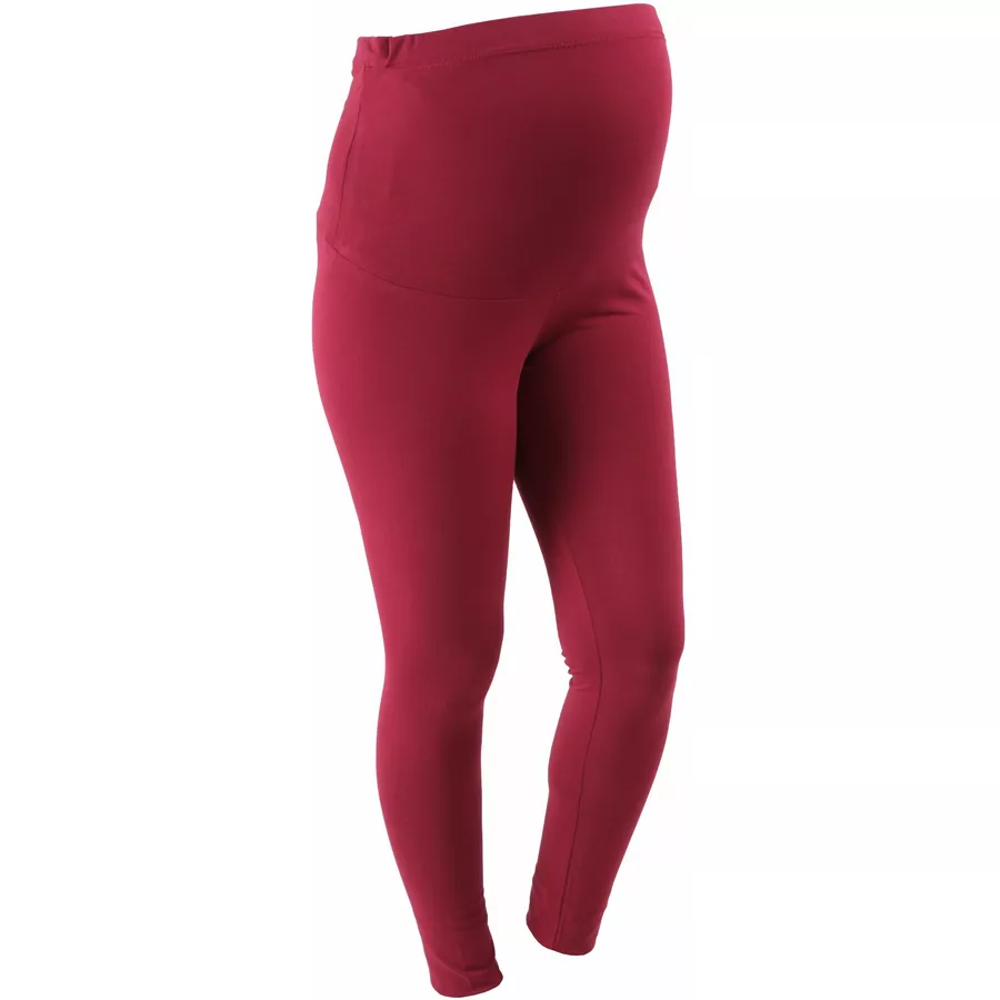 M.M.C. Umstandsleggings Komfortabel Weinrot