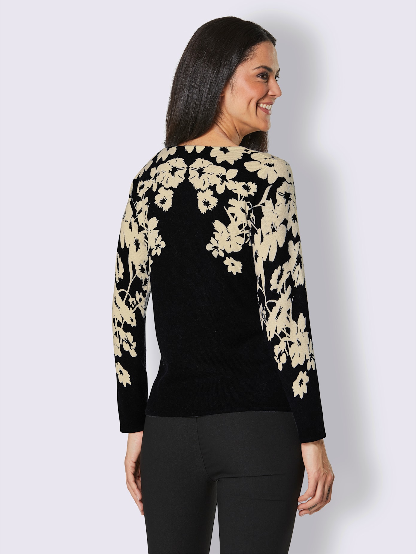Pull en mérinos et cachemire mélange mérinos/cachemire
