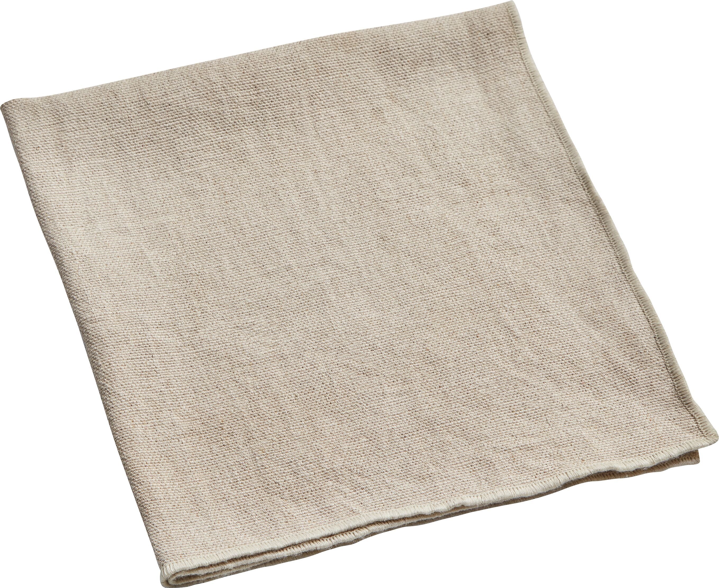 FLAX Serviette - Natur / B: 45.0 cm x T: 45.0 cm