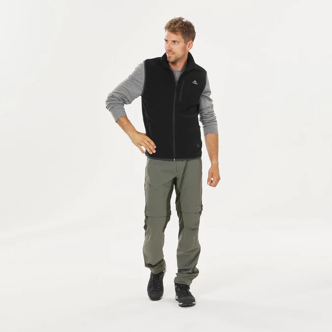 Decathlon Quechua - Colete de lã masculino Quechua MH120