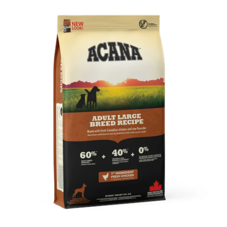 Ração Acana Adulta para Cães de Raças Grandes, 11,4 kg