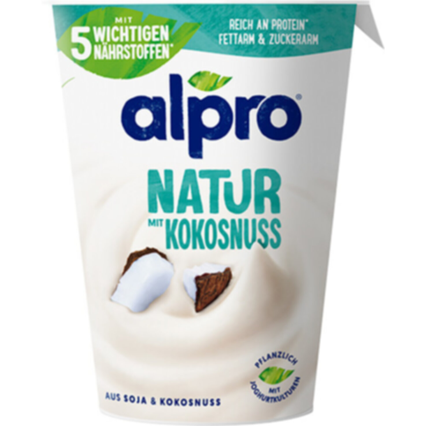 Alpro Soja-Joghurtalternative Natur mit Kokosnuss