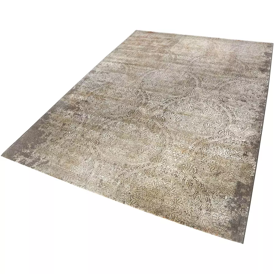 Wecon home Kurzflorteppich Baroque Vintage silber