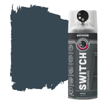 Rust-Oleum Switch spuitlak zijdeglans antraciet 400 ml