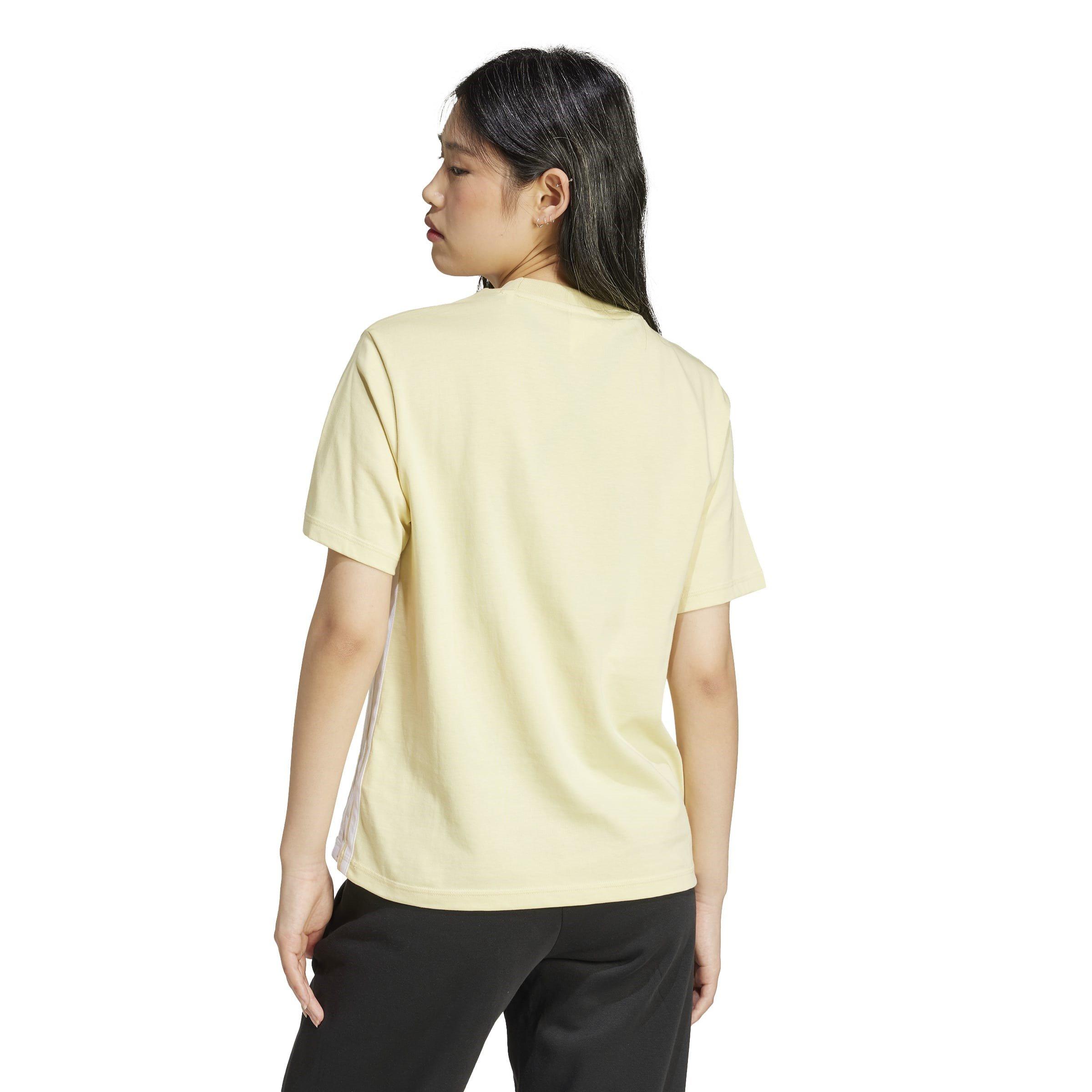 adidas Essentials 3 Stripe T-Shirt Womens