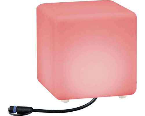 Paulmann Plug & Shine ZigBee RGBW IP65 2.8W 110 lm Cube wit 230/24 V - Compatibel met SMART HOME van hornbach