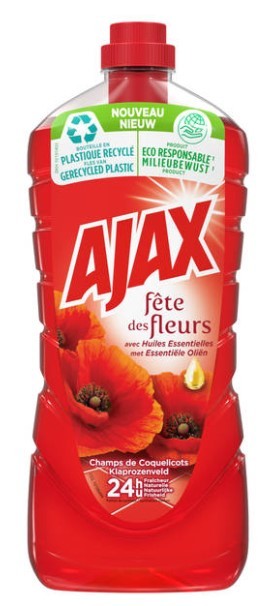 Ajax Allesreiniger Rode Bloemen 1250 ML