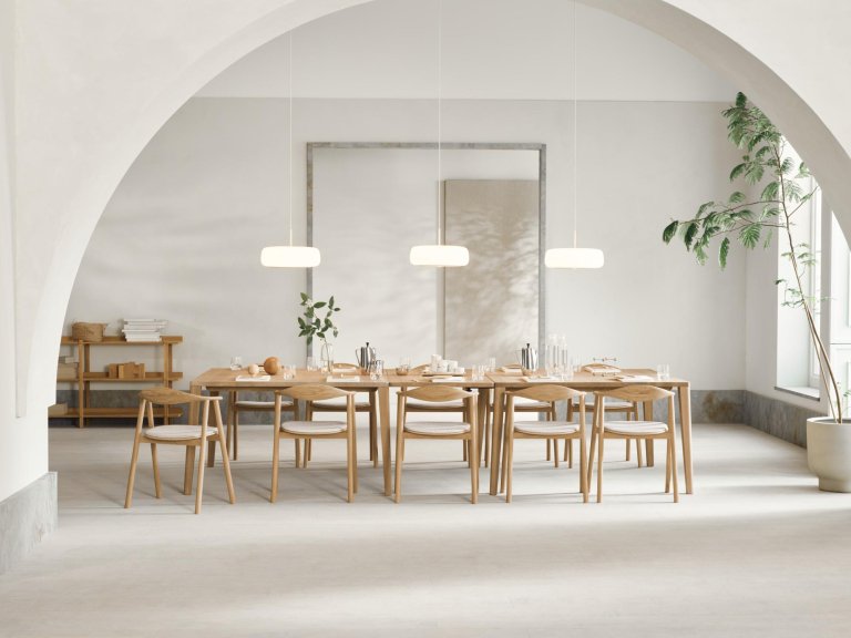 Bolia Graceful eettafel 240x105 wit gepigmenteerd geolied eiken
